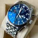 IWC Pilot Chronograph IW377717 (2021) - Blue dial 43 mm Steel case (3/7)
