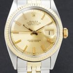 Rolex Datejust 1601 (1969) - Gold dial 36 mm Gold/Steel case (1/7)