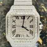 Cartier Santos WSSA0018 (2024) - Silver dial 40 mm Steel case (2/8)