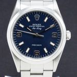 Rolex Air-King 14000 (1995) - Blauw wijzerplaat 34mm Staal (1/7)