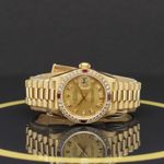 Rolex Lady-Datejust 69068 (1990) - Champagne wijzerplaat 26mm Geelgoud (4/7)