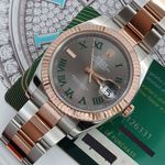 Rolex Datejust 41 126331 (Unknown (random serial)) - Grey dial 41 mm Gold/Steel case (8/8)