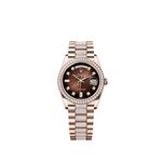 Rolex Day-Date 36 128345RBR (2025) - Brown dial 36 mm Rose Gold case (1/1)