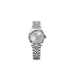 Rolex Lady-Datejust 279174 (2025) - Roze wijzerplaat 28mm Staal (1/1)