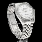 Rolex Datejust 36 16220 (2005) - Zilver wijzerplaat 36mm Staal (6/8)