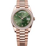 Rolex Day-Date 40 228345RBR (2025) - Groen wijzerplaat 40mm Roségoud (1/1)