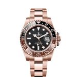 Rolex GMT-Master II 126715CHNR (2022) - Black dial 40 mm Rose Gold case (1/6)