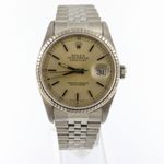 Rolex Datejust 36 16234 (1992) - Zilver wijzerplaat 36mm Staal (1/6)