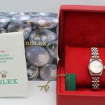 Rolex Lady-Datejust 79174 (2002) - Zilver wijzerplaat 26mm Staal (2/8)