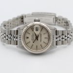 Rolex Lady-Datejust 79174 (2002) - Zilver wijzerplaat 26mm Staal (5/8)