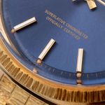 Rolex Datejust 1607 (1972) - Blue dial 36 mm Yellow Gold case (5/8)