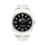 Rolex Explorer 124270 (2024) - Zwart wijzerplaat 36mm Staal (1/5)