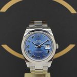 Rolex Datejust 41 126300 (2021) - Blue dial 41 mm Steel case (2/14)