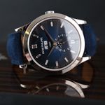 Patek Philippe Annual Calendar 5396G-017 (2024) - Blue dial 39 mm White Gold case (5/8)