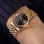 Rolex Datejust 36 16018 (1981) - Black dial 36 mm Yellow Gold case (1/8)