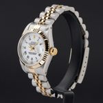 Rolex Lady-Datejust 69173 (1991) - Wit wijzerplaat 26mm Goud/Staal (4/8)