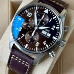 IWC Pilot Chronograph IW377713 (2021) - Brown dial 43 mm Steel case (3/7)