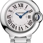 Cartier Ballon Bleu 28mm WSBB0067 (2024) - Zilver wijzerplaat 28mm Staal (1/1)