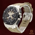 Audemars Piguet Royal Oak Offshore Chronograph 26420SO.OO.A600CA.01 (Onbekend (willekeurig serienummer)) - Beige wijzerplaat 43mm Staal (2/8)