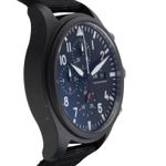 IWC Pilot Chronograph Top Gun IW389101 (Onbekend (willekeurig serienummer)) - Zwart wijzerplaat 45mm Keramiek (7/8)