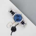 Omega Seamaster Aqua Terra 220.10.41.21.03.001 (2025) - Blue dial 41 mm Steel case (2/8)