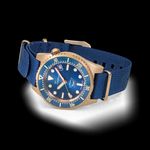 Squale 1521 1521BRONBL (2024) - Blue dial 42 mm Bronze case (3/4)