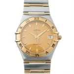 Omega Constellation 1212.10.00 (Unknown (random serial)) - Champagne dial 34 mm Gold/Steel case (1/8)