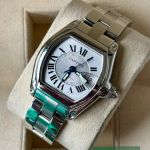 Cartier Roadster W62000V3 (2010) - Zilver wijzerplaat 38mm Staal (3/7)