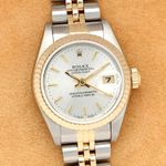 Rolex Lady-Datejust 69173 (1991) - Zilver wijzerplaat 26mm Goud/Staal (1/8)