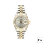 Rolex Lady-Datejust 69173 (1991) - Zilver wijzerplaat 26mm Goud/Staal (3/8)