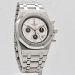 Audemars Piguet Royal Oak Chronograph 26300ST.00.1110ST.06 (2011) - Wit wijzerplaat 39mm Staal (1/1)