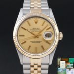 Rolex Datejust 36 16233 (1989) - 36 mm Gold/Steel case (1/8)