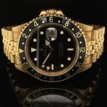 Rolex GMT-Master II 16718 (1991) - Black dial 40 mm Yellow Gold case (8/8)