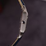 Cartier Santos Dumont WSSA0023 (Unknown (random serial)) - Silver dial 28 mm Steel case (5/8)