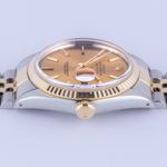 Rolex Datejust 36 16013 (1987) - Champagne wijzerplaat 36mm Goud/Staal (4/7)