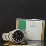 Rolex Oyster Perpetual 39 114300 (2019) - Black dial 39 mm Steel case (4/6)