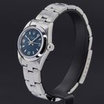 Rolex Oyster Perpetual 67180 (1996) - Blue dial 26 mm Steel case (4/8)