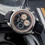 Union Glashütte Belisar Chronograph D009.427.16.052.00 (Unknown (random serial)) - Black dial 45 mm Steel case (2/8)