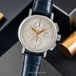 IWC Portofino Chronograph IW378302 (2008) - Silver dial 41 mm Steel case (1/8)