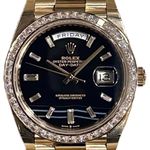 Rolex Day-Date 40 228398TBR (2023) - Black dial 40 mm Yellow Gold case (1/1)