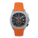 Patek Philippe Aquanaut 5968A-001 (2019) - Zwart wijzerplaat 42mm Staal (1/8)