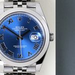 Rolex Datejust 41 126300 (2024) - Blauw wijzerplaat 41mm Staal (5/8)