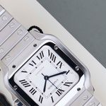Cartier Santos WSSA0029 (2024) - Silver dial 35 mm Steel case (4/8)