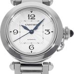 Cartier Pasha WSPA0013 (2021) - Silver dial 35 mm Steel case (2/5)