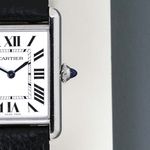 Cartier Tank WSTA0041 (2022) - Silver dial 34 mm Steel case (5/8)