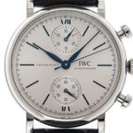IWC Portofino Chronograph IW391407 (2026) - Silver dial 39 mm Steel case (1/8)