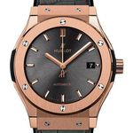 Hublot Classic Fusion Racing Grey 542.OX.7081.LR (2023) - Bruin wijzerplaat 42mm Roségoud (1/2)