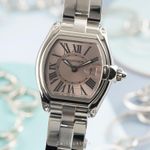 Cartier Roadster W62017V3 (2005) - Pink dial 30 mm Steel case (1/8)