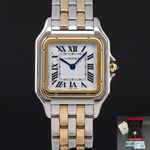 Cartier Panthère W2PN0019 (2025) - White dial 37 mm Gold/Steel case (1/8)