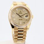 Rolex Day-Date 40 228398TBR (2023) - Gold dial 40 mm Yellow Gold case (1/8)